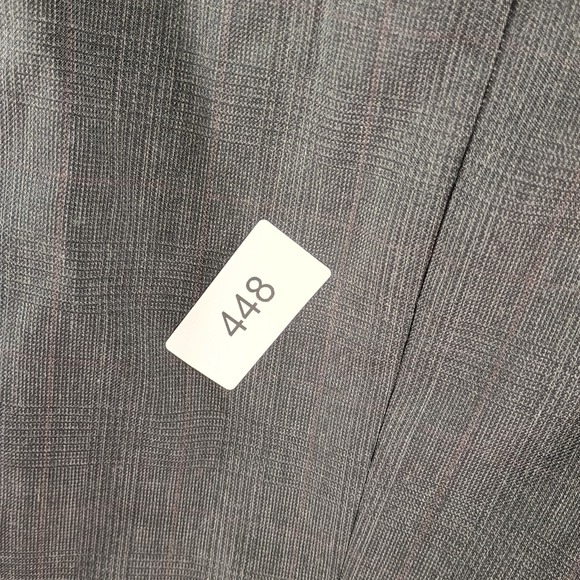 Hart Schaffner Marx Blazer Men 48L 100% Virgin Wool Black Pocket Softly Tailored - Picture 14 of 14